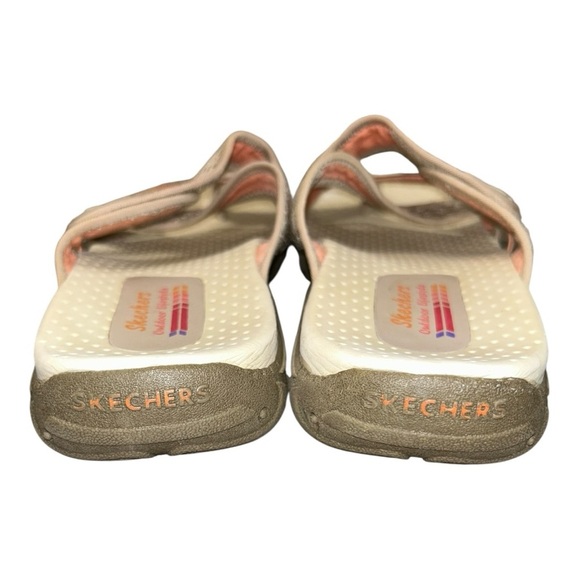 Skechers Reggae Splatter Thong Sandals, #40822, Taupe, Women's US Size 8 - Picture 6 of 9